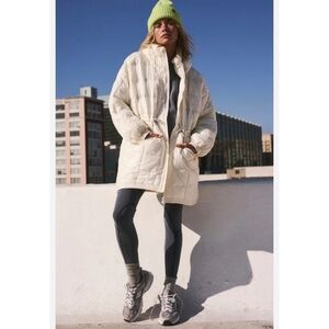 Free People Movement Patricia Packable Poncho Puffer Size S